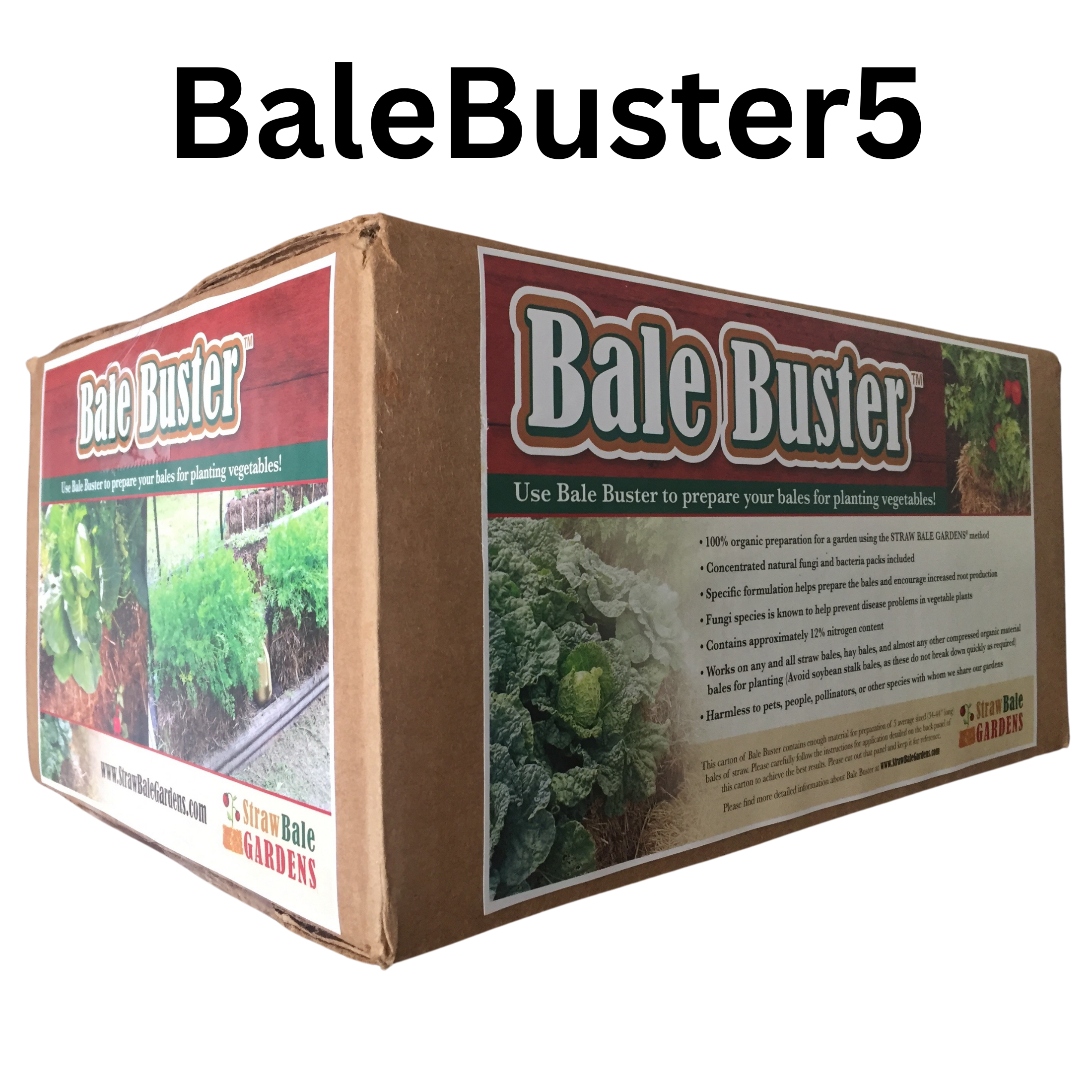 BaleBuster5 - 100% Organic - Five Bale Garden Size