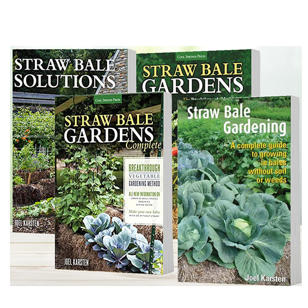 Straw Bale Gardens Collection of all Four Books