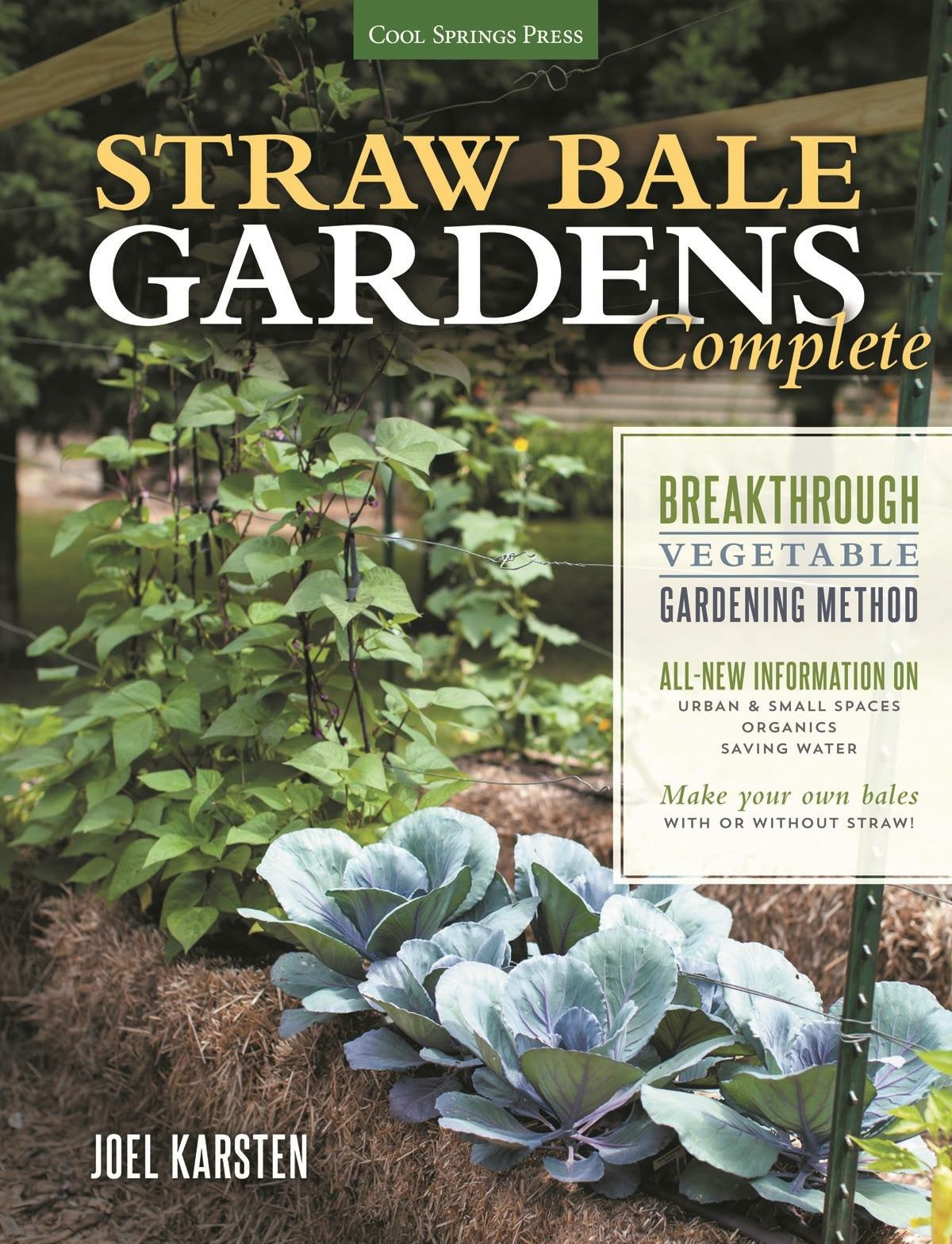 BaleBuster4 Starter Kit (with Straw Bale Gardens Complete book)