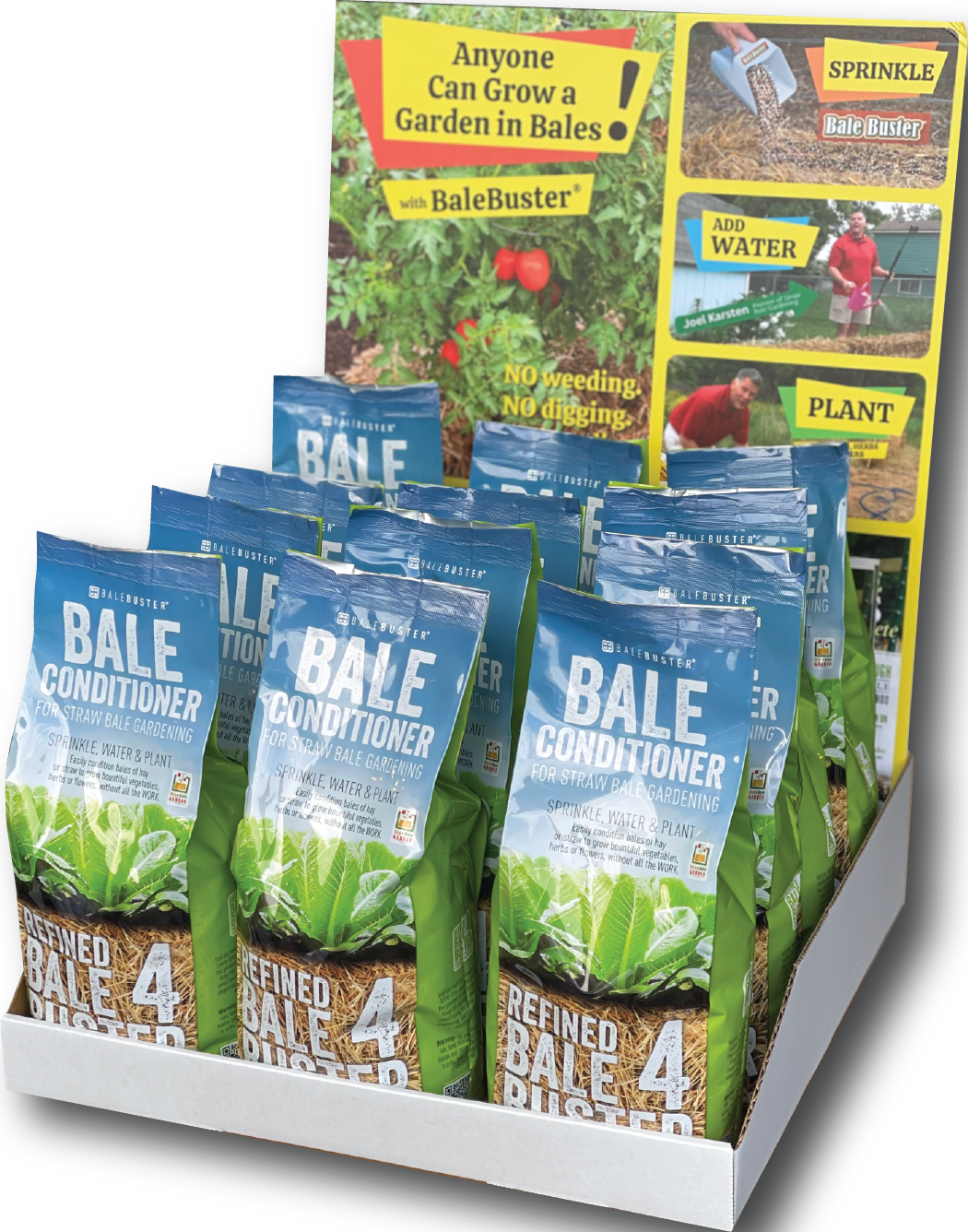 10 Units - BaleBuster4 - Retail Display packaging - Refined four bale formula