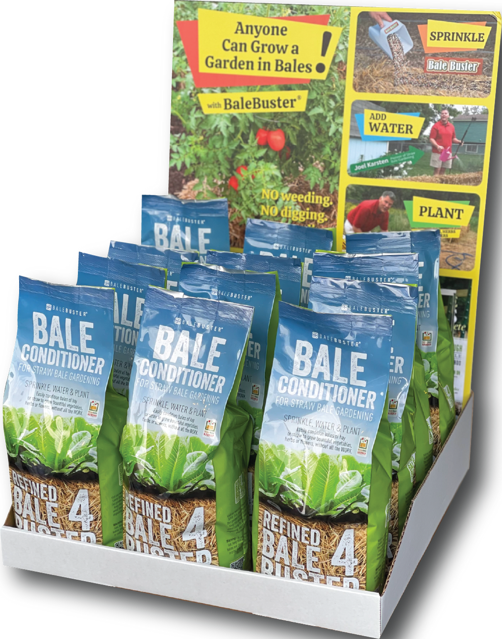 10 Units - BaleBuster4 - Retail Display packaging - Refined four bale formula
